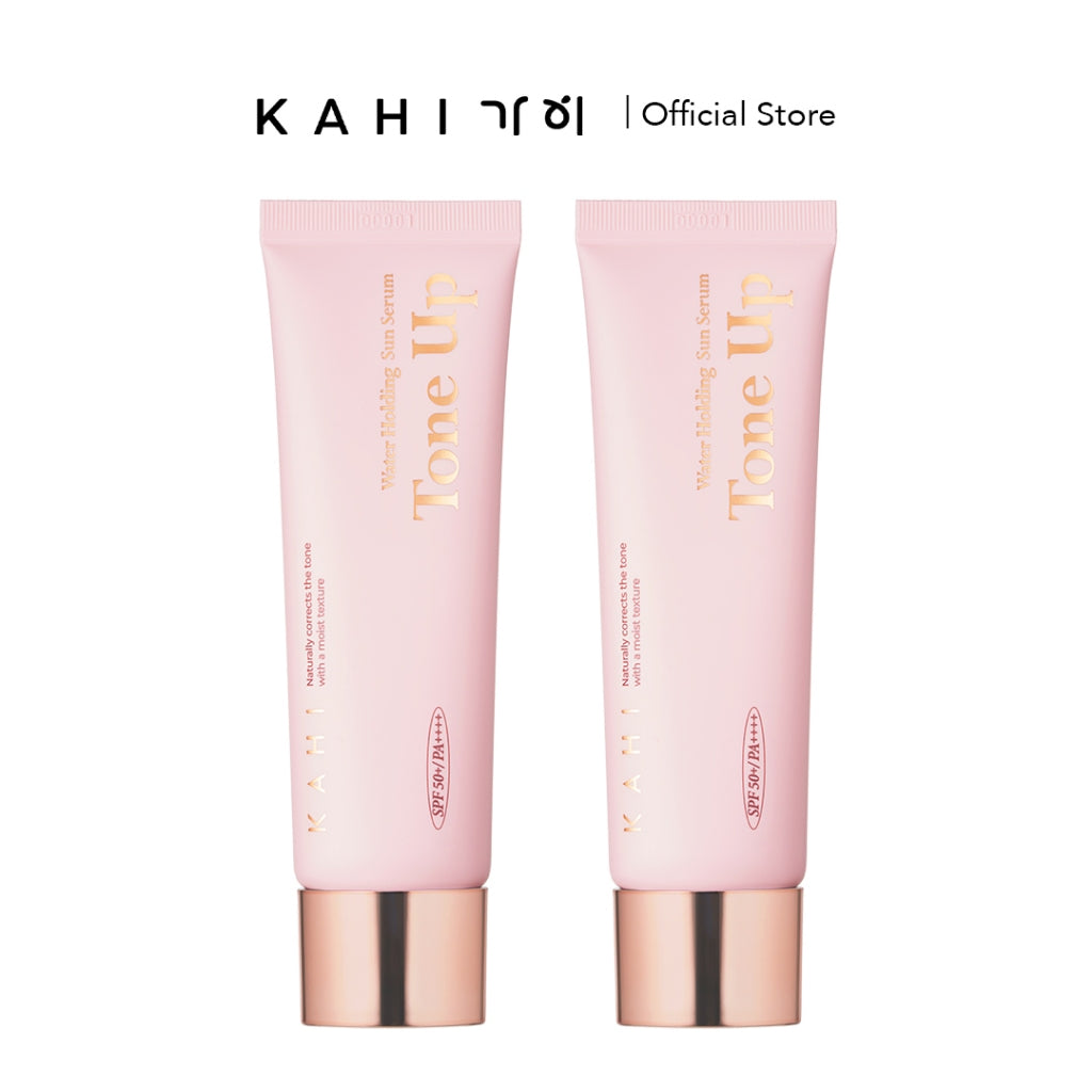 KAHI Water Holding Tone Up Sun Serum 50ml [Bundle of 2]